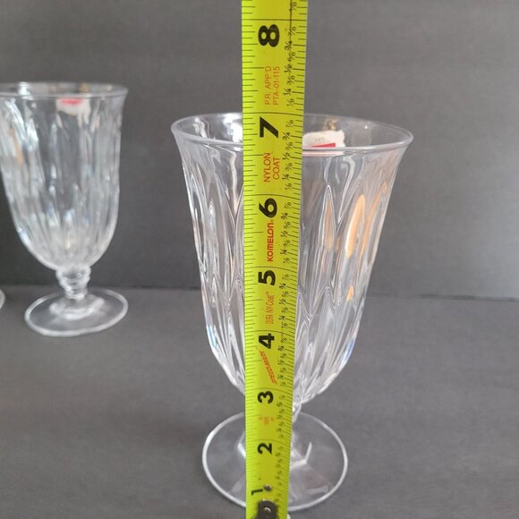 Fostoria Kimberly 24% Lead Crystal Water Goblets Set Of 4 - Picture 13 of 14